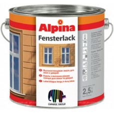 Alpina FENSTERLACK - эмаль для окон 2,5 л.